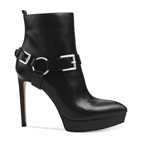 michael kors jillian bootie|michael kors burnished platform boots.